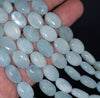 15X12MM Aquamarine Gemstone Grade AA Oval Loose Beads 15.5 inch Full Strand (80001345-A102)