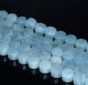 10MM Aquamarine Gemstone Grade AAA Flat Round Loose Beads 15.5 inch Full Strand (80001368-A108)