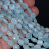 7MM Aquamarine Gemstone Grade AAA Pear Loose Beads 15.5 inch Full Strand (80001383-A105)