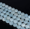 9MM Aquamarine Gemstone Grade A Hexagon Loose Beads 15.5 inch Full Strand (80001399-A105)