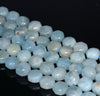 9MM Aquamarine Gemstone Grade A Hexagon Loose Beads 15.5 inch Full Strand (80001403-A105)