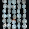 9MM Aquamarine Gemstone Grade AB Hexagon Loose Beads 15.5 inch Full Strand (80001405-A105)