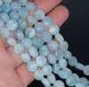 10MM Aquamarine Gemstone Grade AA Hexagon Loose Beads 15.5 inch Full Strand (80001408-A105)