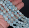 10MM Aquamarine Gemstone Grade A Hexagon Loose Beads 15.5 inch Full Strand (80001409-A105)