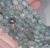 10MM Aquamarine Gemstone Grade A Hexagon Loose Beads 15.5 inch Full Strand (80001413-A106)