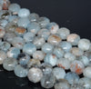 10MM Aquamarine Gemstone Grade AB Hexagon Loose Beads 15.5 inch Full Strand (80001415-A106)