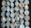 10MM Aquamarine Gemstone Grade AB Hexagon Loose Beads 15.5 inch Full Strand (80001415-A106)