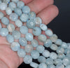 12MM Aquamarine Gemstone Grade A Hexagon Loose Beads 15.5 inch Full Strand (80001416-A106)