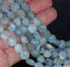 12MM Aquamarine Gemstone Grade AA Hexagon Loose Beads 15.5 inch Full Strand (80001417-A106)