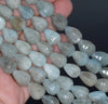 11X8MM Aquamarine Gemstone Grade A Faceted Teardrop Loose Beads 15.5 inch Full Strand (80001423-A106)