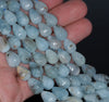 13X9-12X9MM Aquamarine Gemstone Grade A Faceted Teardrop Loose Beads 15.5 inch Full Strand (80001426-A106)