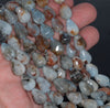 13X10-12X9MM Aquamarine Gemstone Grade B Faceted Teardrop Loose Beads 15.5 inch Full Strand (80001428-A103)