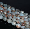 13X10-12X9MM Aquamarine Gemstone Grade B Faceted Teardrop Loose Beads 15.5 inch Full Strand (80001428-A103)