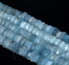 11X5-9X3MM Aquamarine Gemstone Grade AAA Faceted Rondelle Loose Beads 15.5 inch Full Strand (80001450-A107)