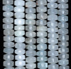 8X4MM Aquamarine Gemstone Grade A Rondelle Heshi Loose Beads 15.5 inch Full Strand (80001452-A107)