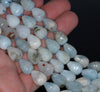 11X8MM Aquamarine Gemstone Grade AB Faceted Teardrop Loose Beads 15.5 inch Full Strand (80001465-A103)