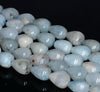 11X8MM Aquamarine Gemstone Grade AB Faceted Teardrop Loose Beads 15.5 inch Full Strand (80001465-A103)