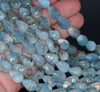 13X9-12X9MM Aquamarine Gemstone Grade AB Faceted Teardrop Loose Beads 15.5 inch Full Strand (80001466-A103)