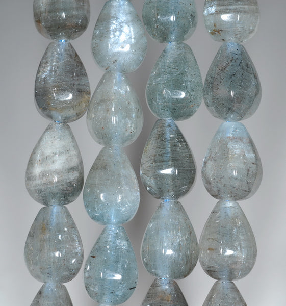 13X9-12X9MM Aquamarine Gemstone Grade AA Faceted Teardrop Loose Beads 15.5 inch Full Strand (80001468-A103)