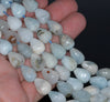 13X10-12X10MM Aquamarine Gemstone Grade A Faceted Teardrop Loose Beads 15.5 inch Full Strand (80001470-A103)