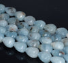 13X10-12X10MM Aquamarine Gemstone Grade A Faceted Teardrop Loose Beads 15.5 inch Full Strand (80001472-A103)