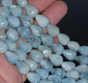 13X10-12X9MM Aquamarine Gemstone Grade AA Faceted Teardrop Loose Beads 15.5 inch Full Strand (80001473-A103)