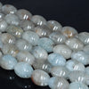 14X10-13X10MM Aquamarine Gemstone Grade AA Faceted Barrel Drum Loose Beads 15.5 inch Full Strand (80001478-A95)