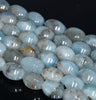 14X10-13X10MM Aquamarine Gemstone Grade AB Faceted Barrel Drum Loose Beads 15.5 inch Full Strand (80001479-A95)