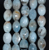 14X10-13X10MM Aquamarine Gemstone Grade AB Faceted Barrel Drum Loose Beads 15.5 inch Full Strand (80001479-A95)