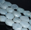 22X16-17X14MM Aquamarine Gemstone Grade AA Faceted Nugget Loose Beads 15.5 inch Full Strand (80001534-A100)