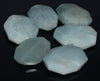 43X32-33X28MM Aquamarine Gemstone Faceted Nugget Loose Beads (80001604-A93)