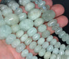 19X14-8X6MM Aquamarine Gemstone Grade AA Graduated Pumpkin Rondelle Loose Beads 17 inch Full Strand (80001625-A97)