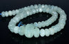 19X14-8X6MM Aquamarine Gemstone Grade AA Graduated Pumpkin Rondelle Loose Beads 17 inch Full Strand (80001625-A97)