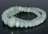 19X14-8X6MM Aquamarine Gemstone Grade AA Graduated Pumpkin Rondelle Loose Beads 17 inch Full Strand (80001626-A97)