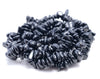 7-8MM Black Tourmaline Gemstone Pebble Nugget Chip Loose Beads 16 inch (80001744 H-A15)