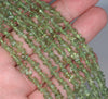 5-6MM Peridot Gemstone Pebble Nugget Chip Loose Beads 16 inch (80001748 H-A15)