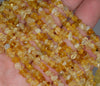 5-6MM Yellow Opal Gemstone Pebble Nugget Chip Loose Beads 16 inch (80001749 H-A15)