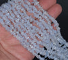 5-6MM Chalcedony Blue Lace Agate Gemstone Pebble Nugget Chip Loose Beads 34 inch (80001755-A16)