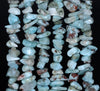 8-9MM Larimar Gemstone Pebble Nugget Chip Loose Beads 16 inch (80001758 H-A16)