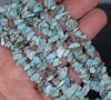 8-9MM Larimar Gemstone Pebble Nugget Chip Loose Beads 16 inch (80001758 H-A16)