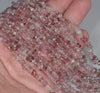 5-6MM Strawberry Lepidocrocite Quartz Gemstone Pebble Nugget Chip Loose Beads 16 inch (80001759 H-A16)