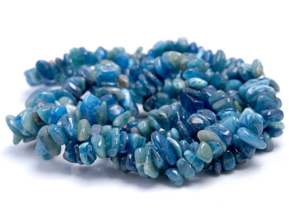 7-8MM Apatite Gemstone Pebble Nugget Chip Loose Beads 16 inch (80001791 H-A17)