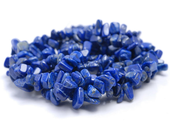 8-9MM Lapis Lazuli Gemstone Pebble Nugget Chip Loose Beads 16 inch (80001793 H-A17)