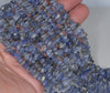 7-8MM Tanzanite Gemstone Pebble Nugget Chip Loose Beads 16 inch (80001797 H-A18)