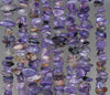 7-8MM Charoite Gemstone Pebble Nugget Chip Loose Beads 35 inch (80001800-A18)