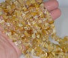 7-8MM Yellow Opal Gemstone Pebble Nugget Chip Loose Beads 16 inch (80001802 H-A18)