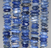 10-12MM Sodalite Gemstone Stick Slice Loose Beads 7.5 inch Half Strand (80001815 H-A19)