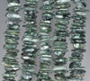 10-12MM Seraphinite Gemstone Rondelle Slice Chip Loose Beads 7.5 inch (80001821 H-A21)