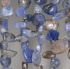 11-13MM Tanzanite Gemstone Pebble Nugget Chip Loose Beads 7.5 inch (80001833 H-A27)