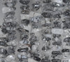 11-12MM Black Rutilated Quartz Gemstone Pebble Nugget Chip Loose Beads 7.5 inch (80001839 H-A20)